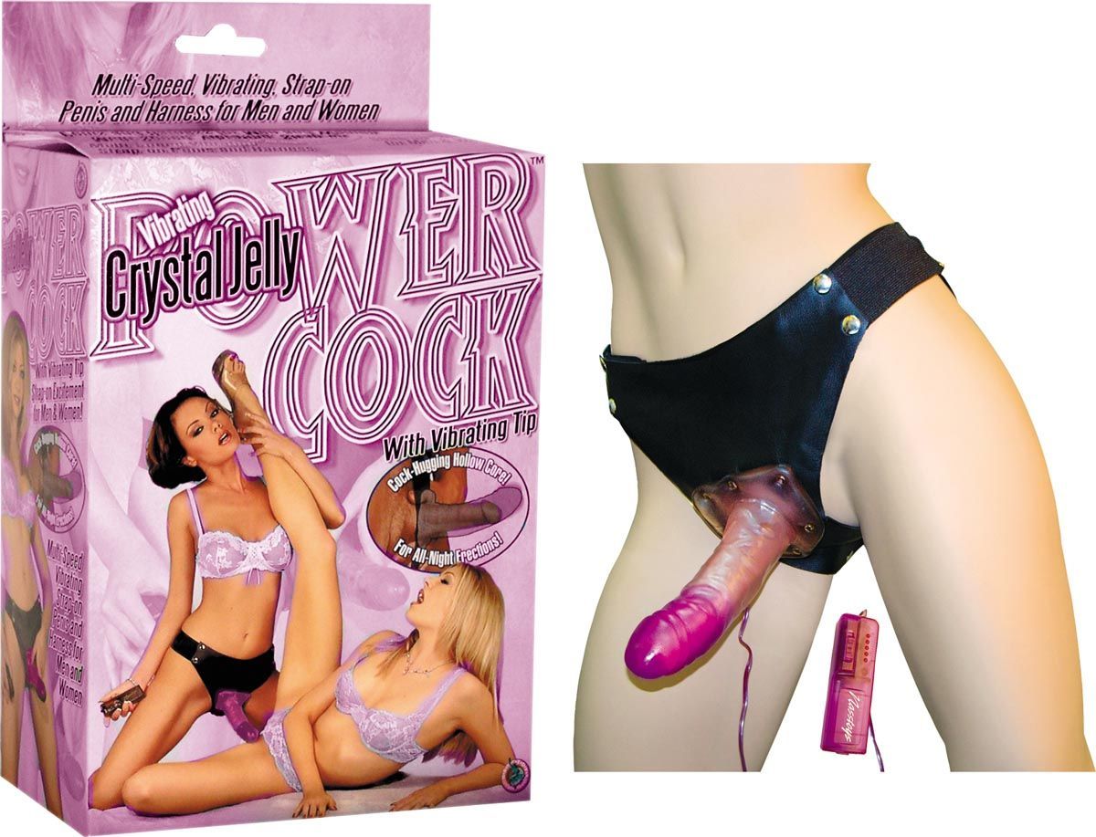 VIBRATING CRYSTAL JELLY POWER COCK-LAVENDER - #1673-1