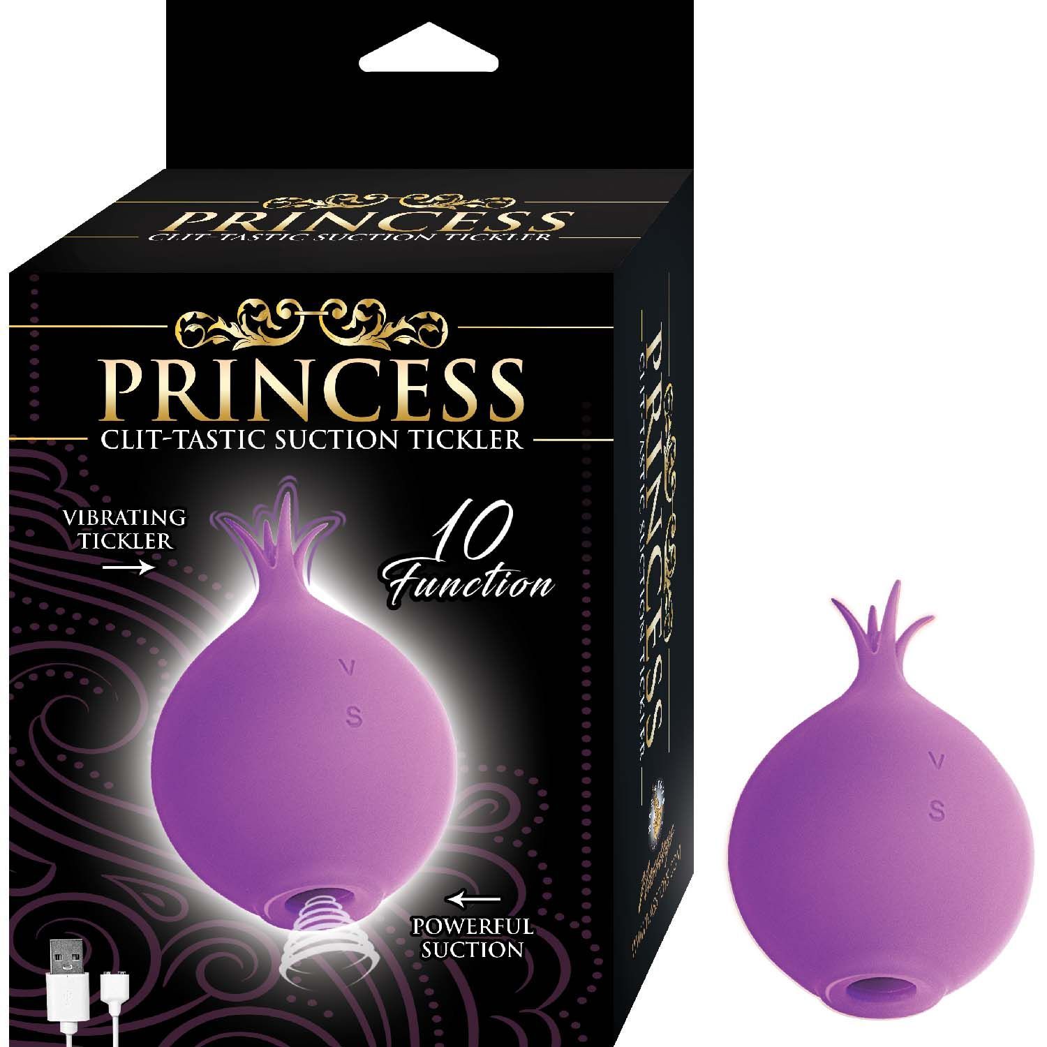 PRINCESS CLIT-TASTIC SUCTION TICKLER-LAVENDER - #3124-2