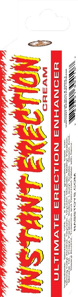 INSTANT ERECTION CREAM .5 oz.-SOFT PACKAGING - #0304-1