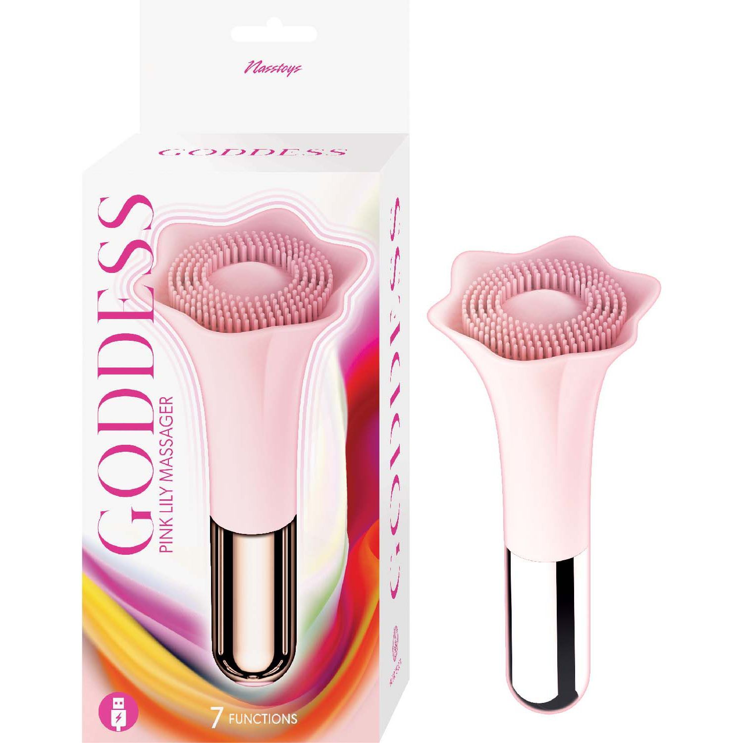 GODDESS PINK LILY MASSAGER-PINK - #3138