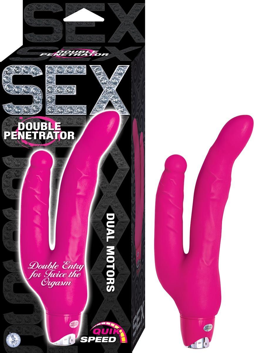 SEX DOUBLE PENETRATOR-PINK - #2742-1