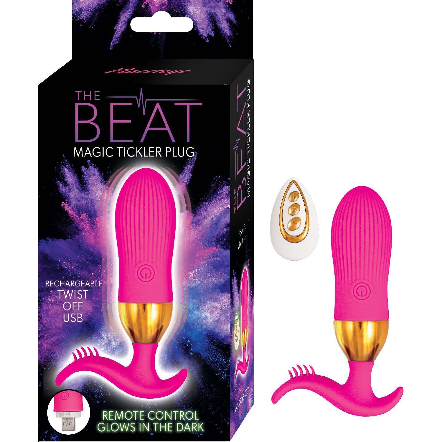 THE BEAT MAGIC TICKLER PLUG-PINK - #3154-1