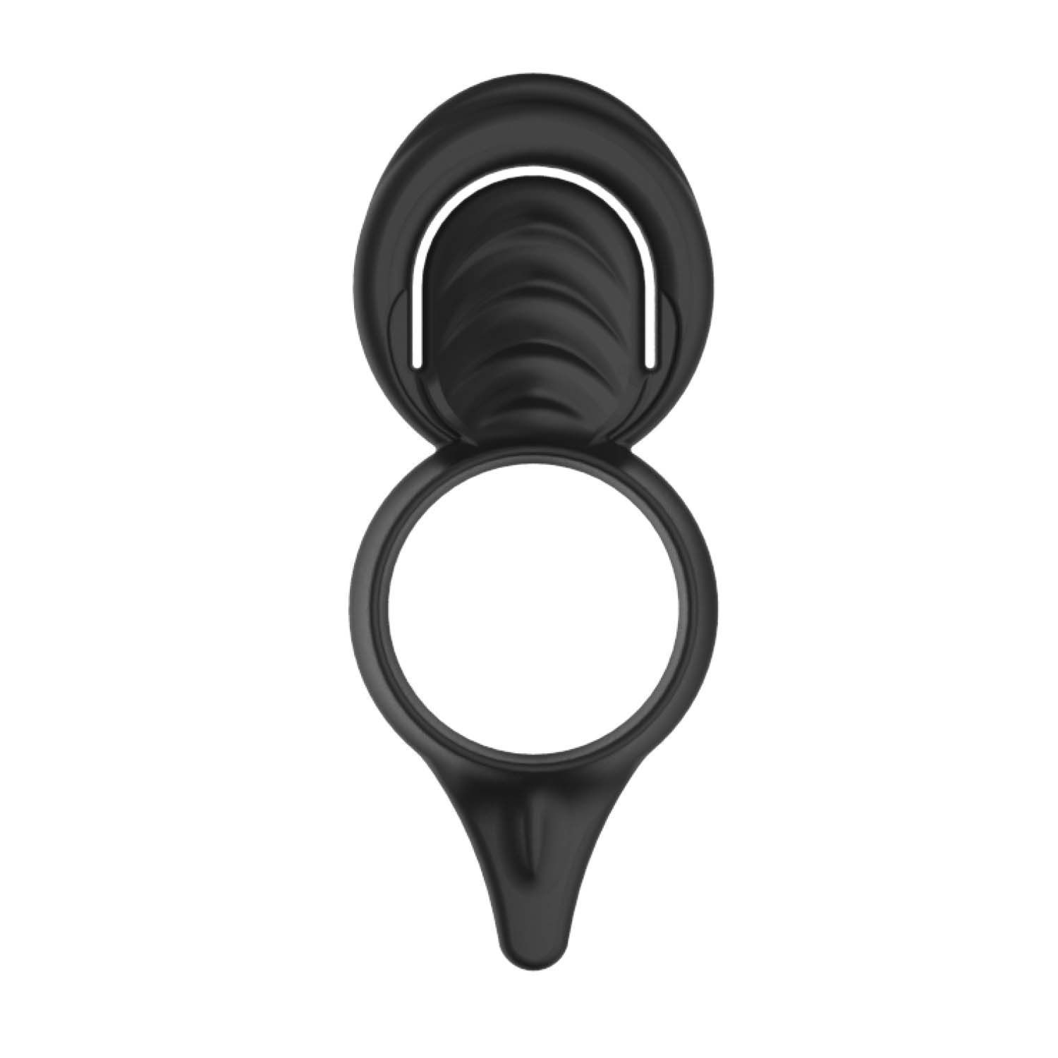 MY COCKRING DOUBLE LOOP-COCKRING &amp; SCROTUM CINCH-BLACK - #3006