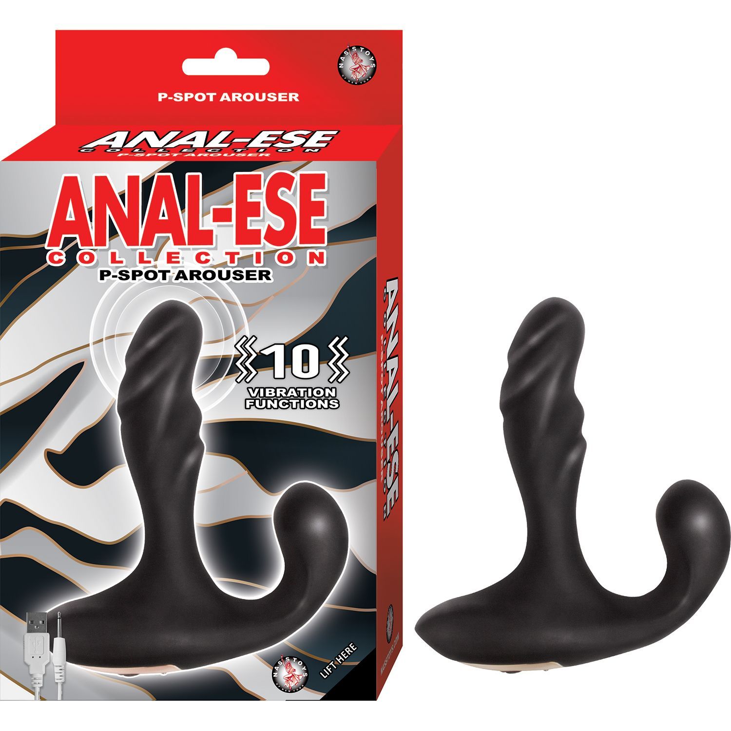 ANAL-ESE COLLECTION P-SPOT AROUSER-BLACK - #2978