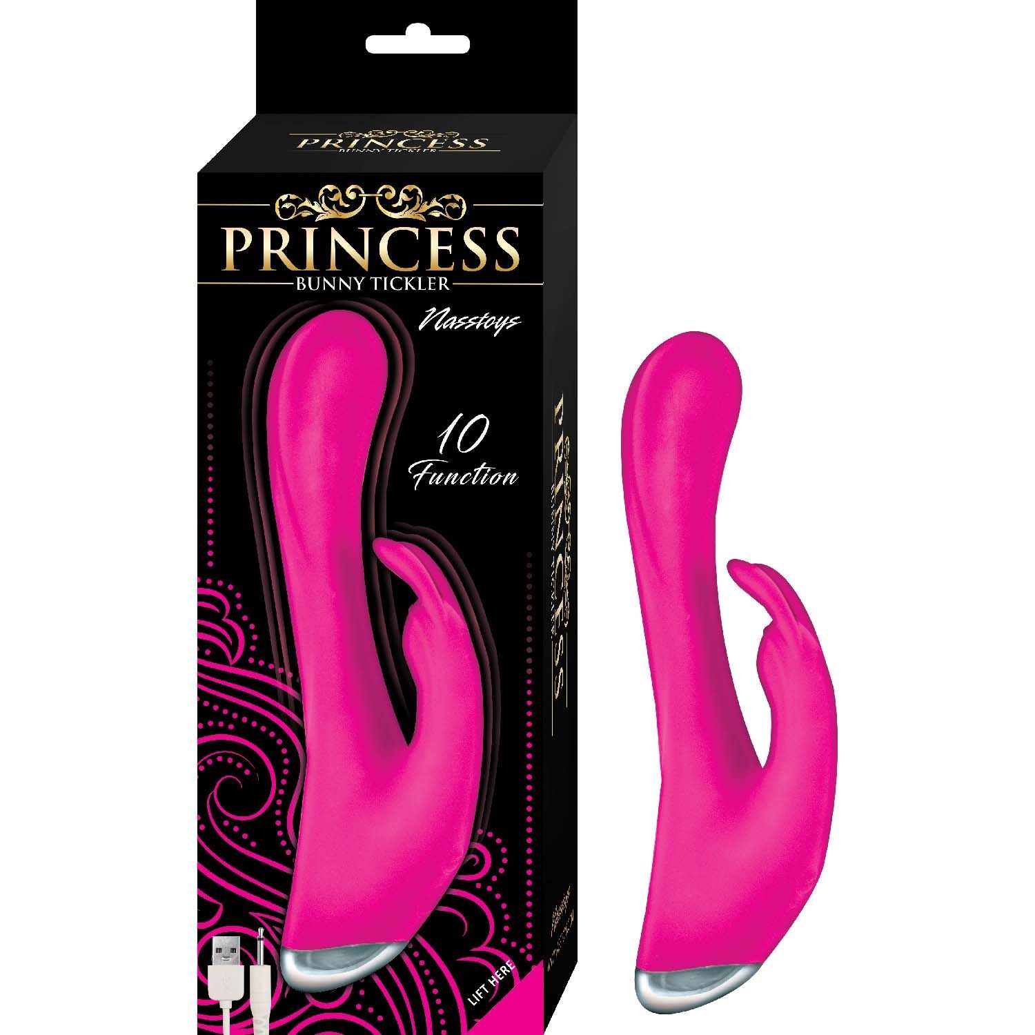 PRINCESS BUNNY TICKLER-PINK - #3078-1