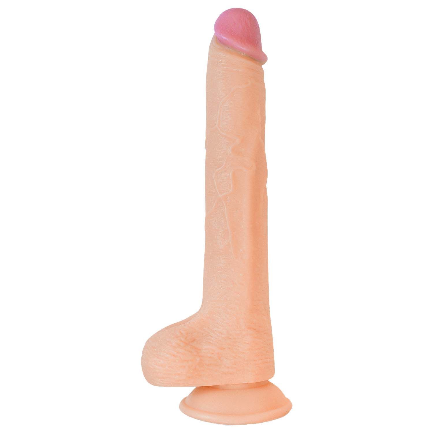 HERO 11&quot; STRAIGHT COCK-WHTE - #3085