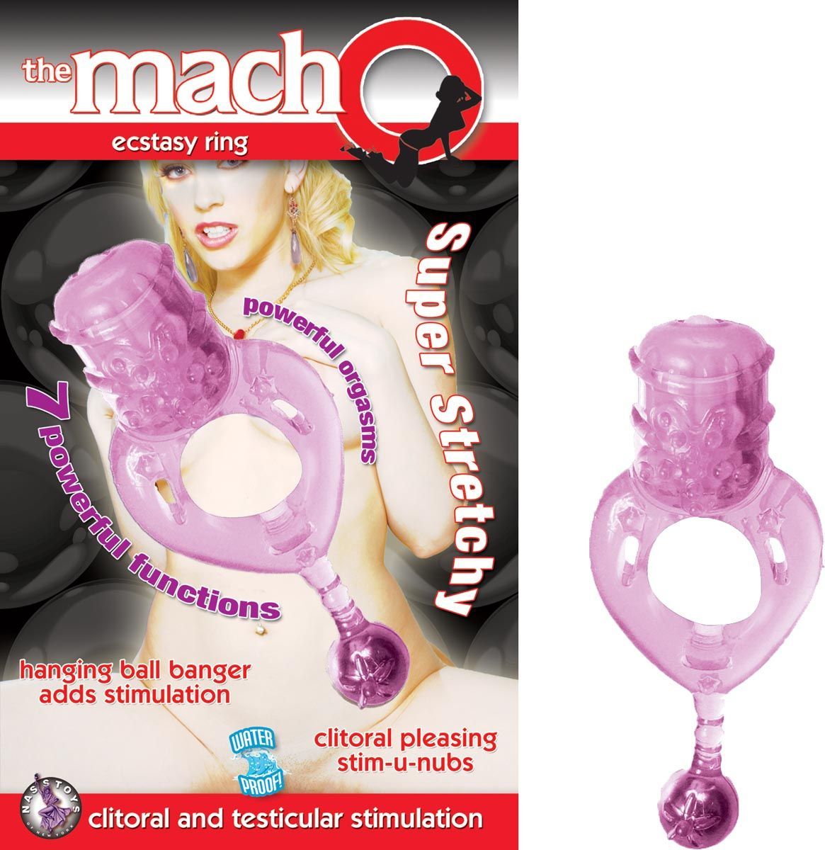 THE MACHO ECSTASY RING-PURPLE - #2146-2