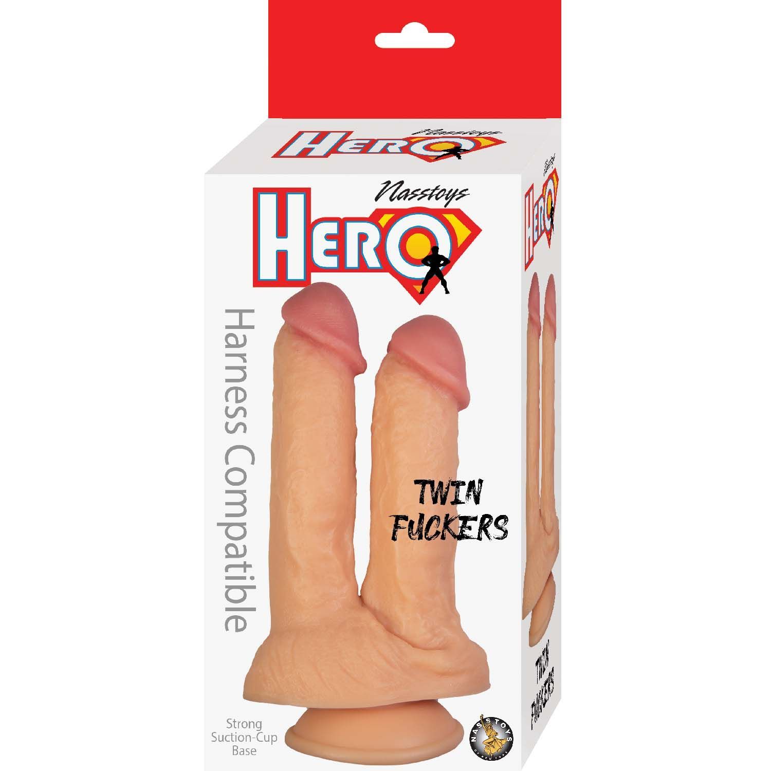HERO TWIN FUCKERS-WHITE - #3075-1