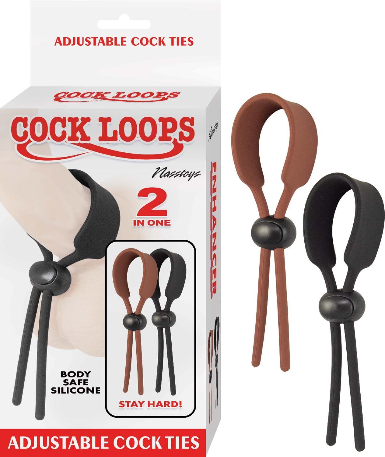 COCK LOOPS-BROWN &amp; BLACK - #3129