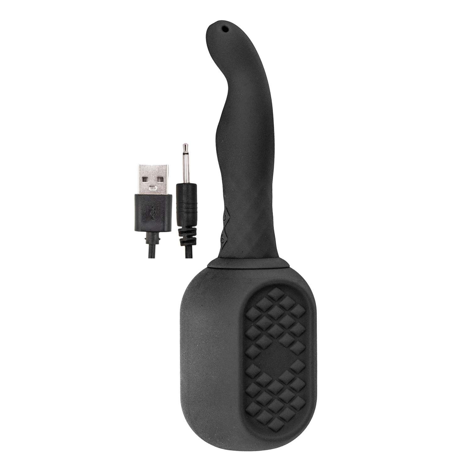VIBRATING DOUCHE-BLACK - #3080-2