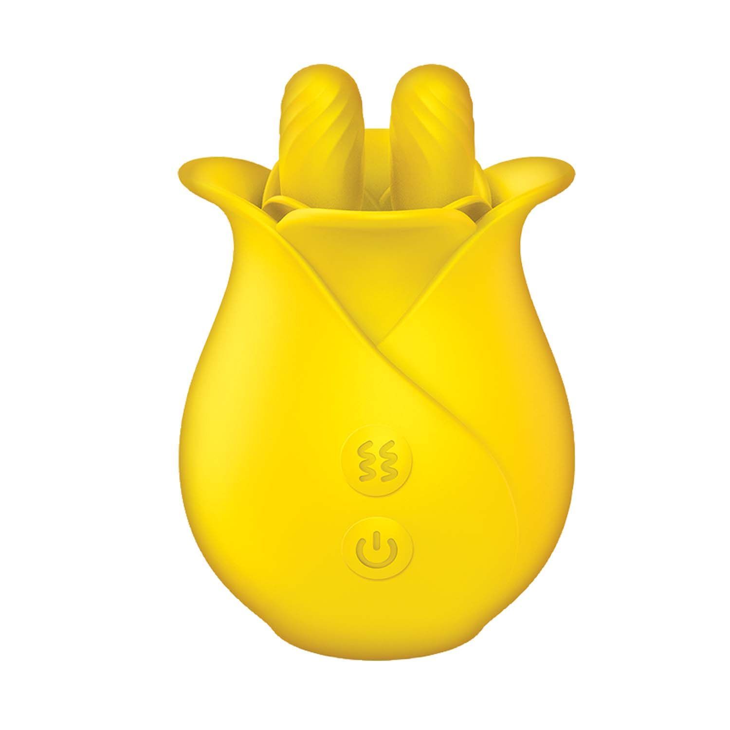 CLIT-TASTIC TULIP FINGER MASSAGER-YELLOW - #3162-2