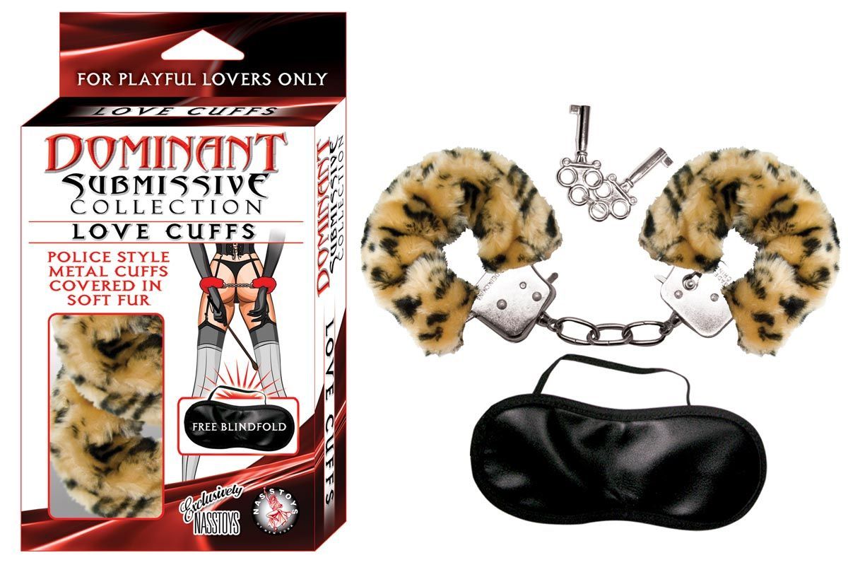 DOMINANT SUBMISSIVE COLLECTION LOVE CUFF-LEOPARD - #2284-2