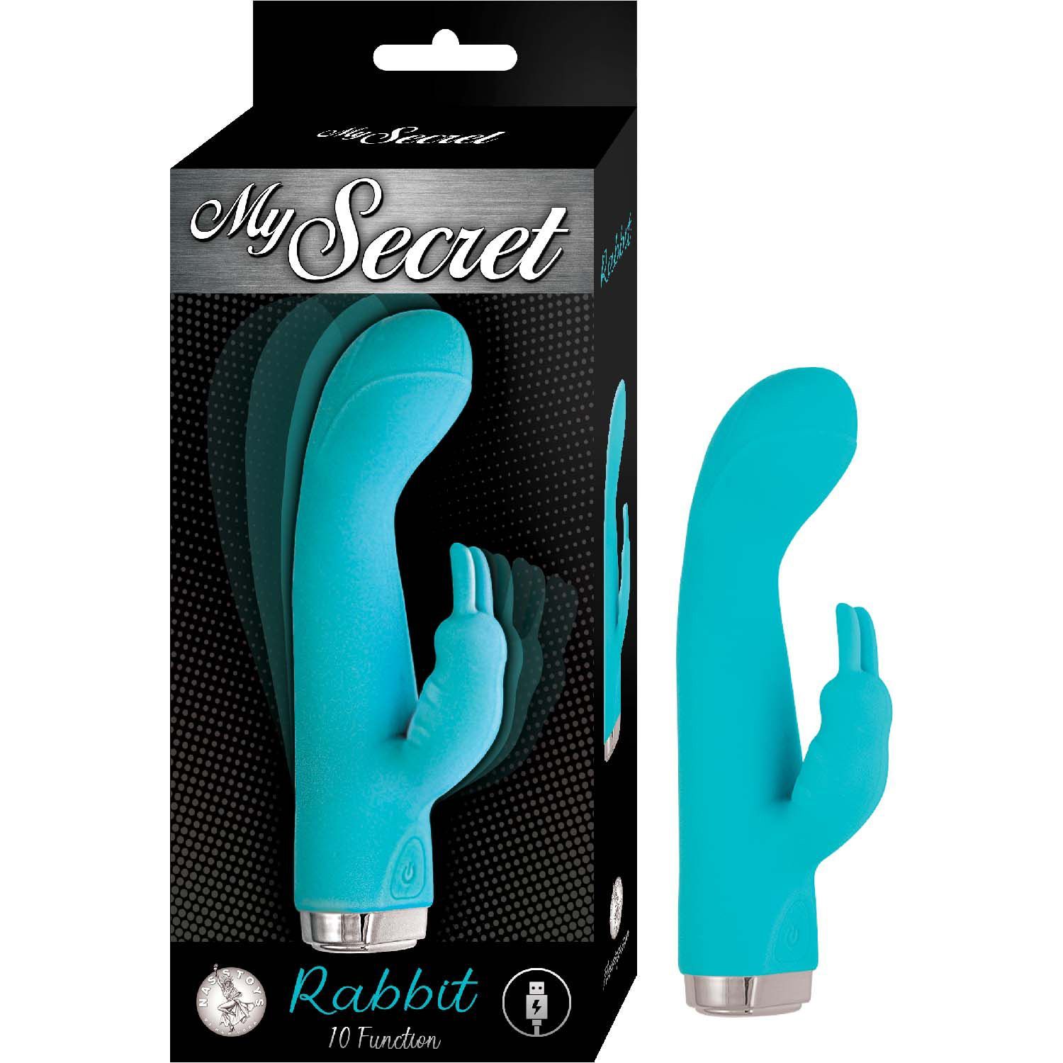 MY SECRET RABBIT-AQUA - #3147-1