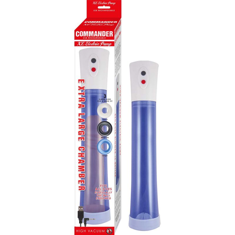 COMMANDER XL ELECTRIC PUMP-BLUE - #3048-2
