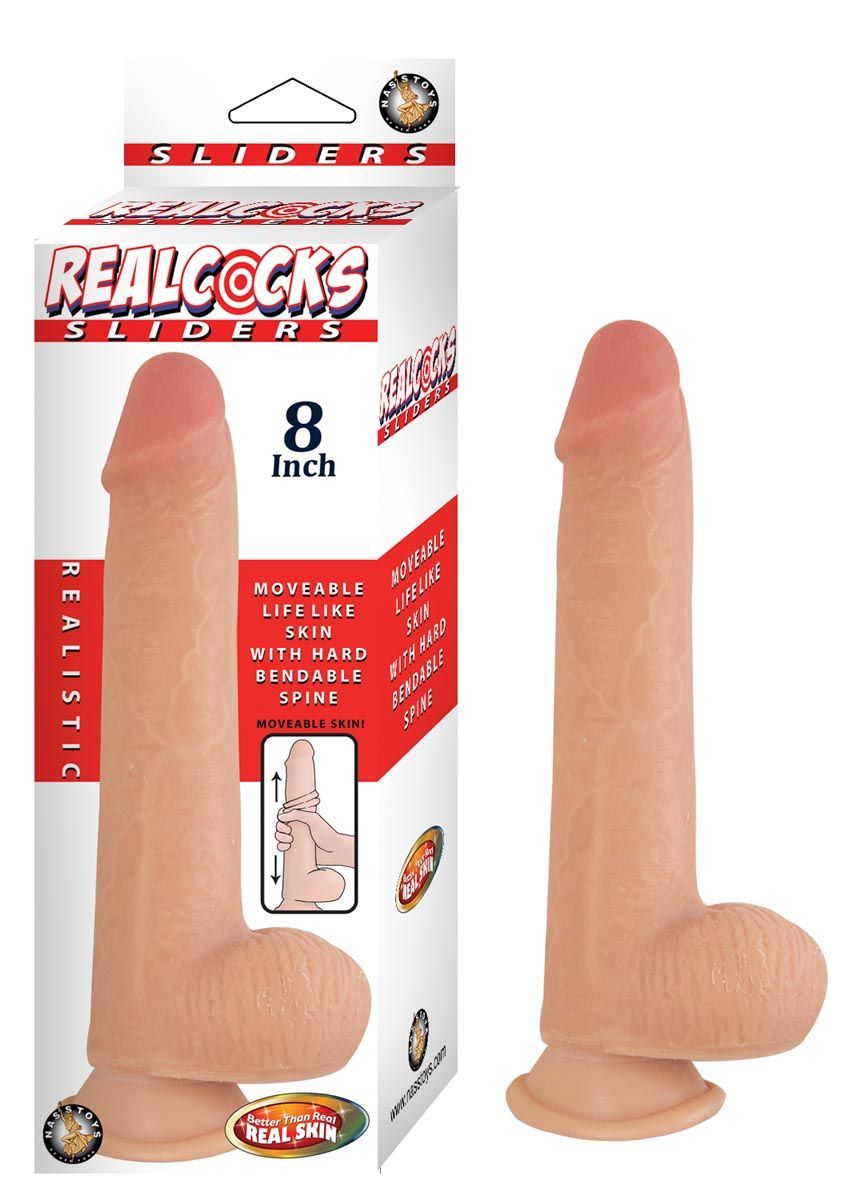 REALCOCKS SLIDERS 8&quot;-WHITE - #2888