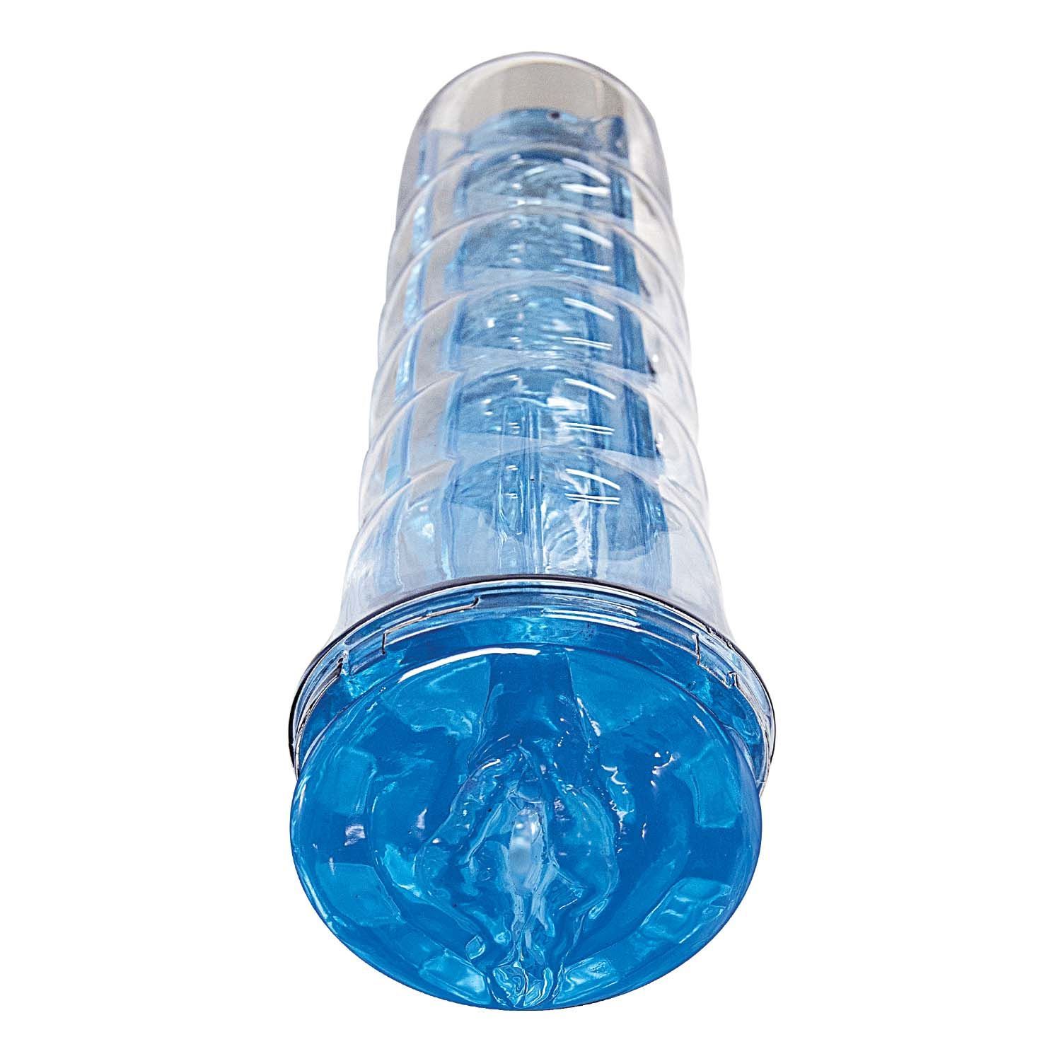 DREAM-LITE CRYSTAL VAGINA MASTURBATOR-BLUE - #3123-2