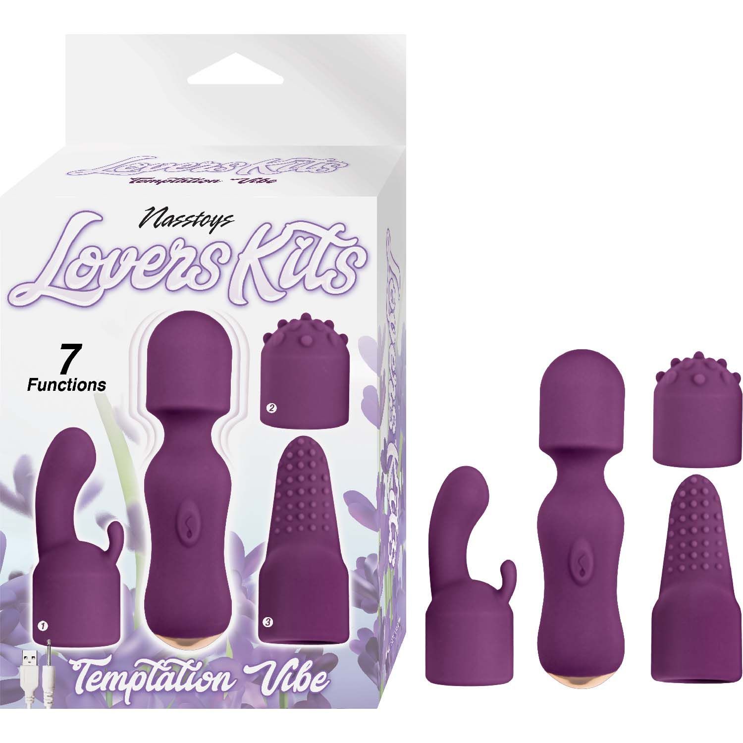 LOVERS KITS TEMPTATION VIBE-EGGPLANT - #3100