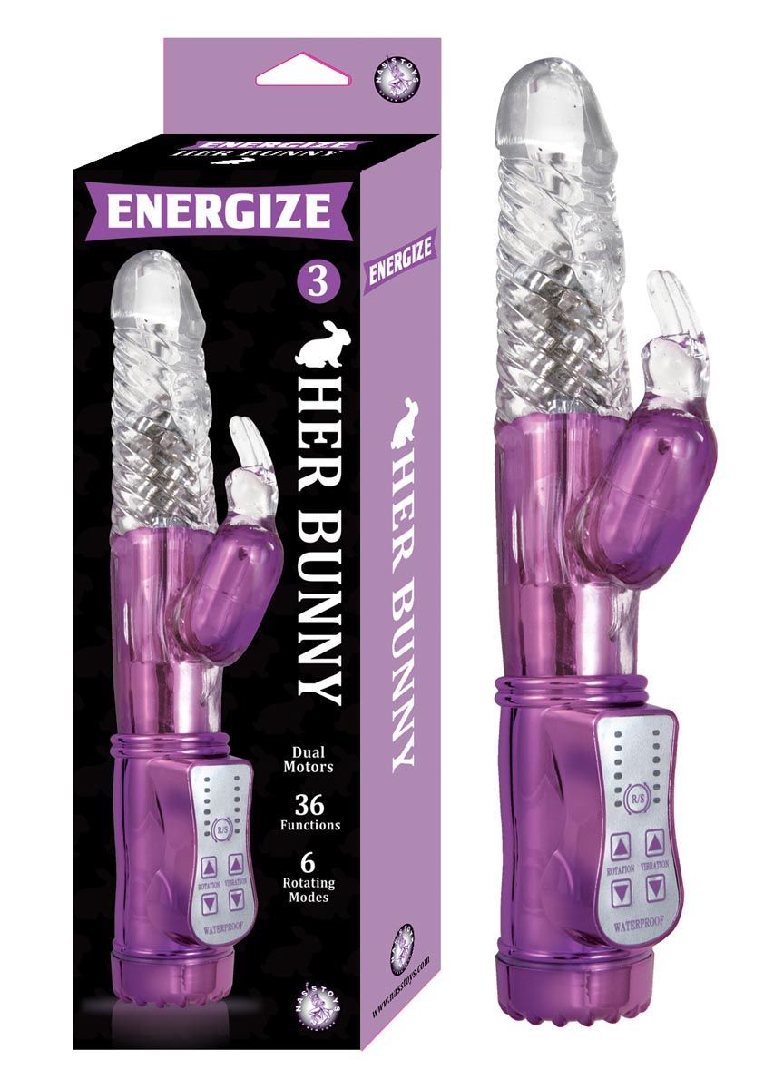 ENERGIZE HER BUNNY 3-PURPLE - #2792-2
