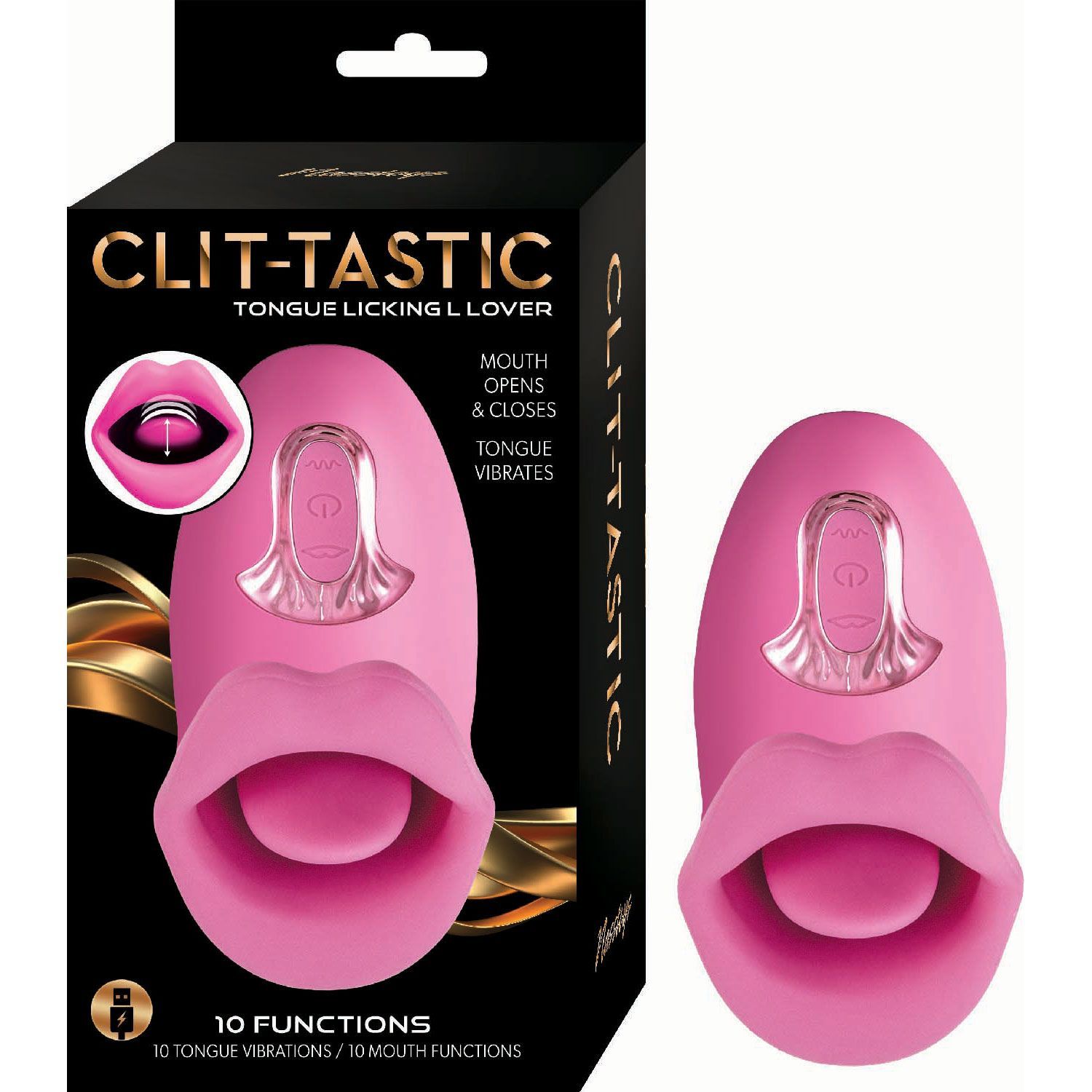 CLIT-TASTIC TONGUE LICKING LOVER-PINK - #3231-1