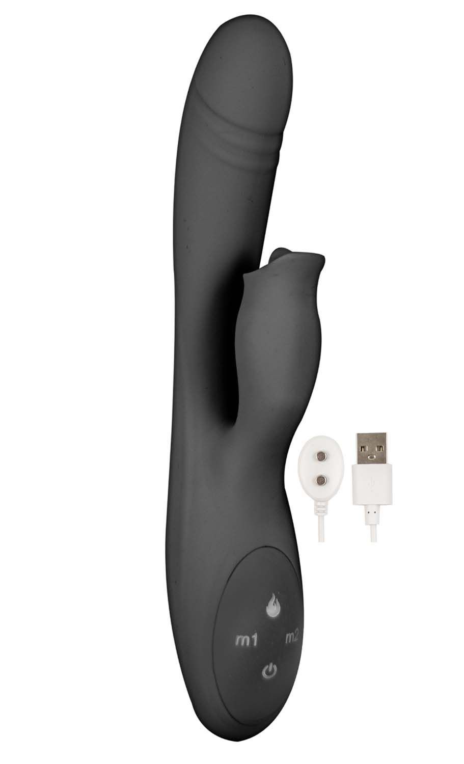 DEVINE VIBES HEAT UP CLIT LICKER-BLACK - #2939-1