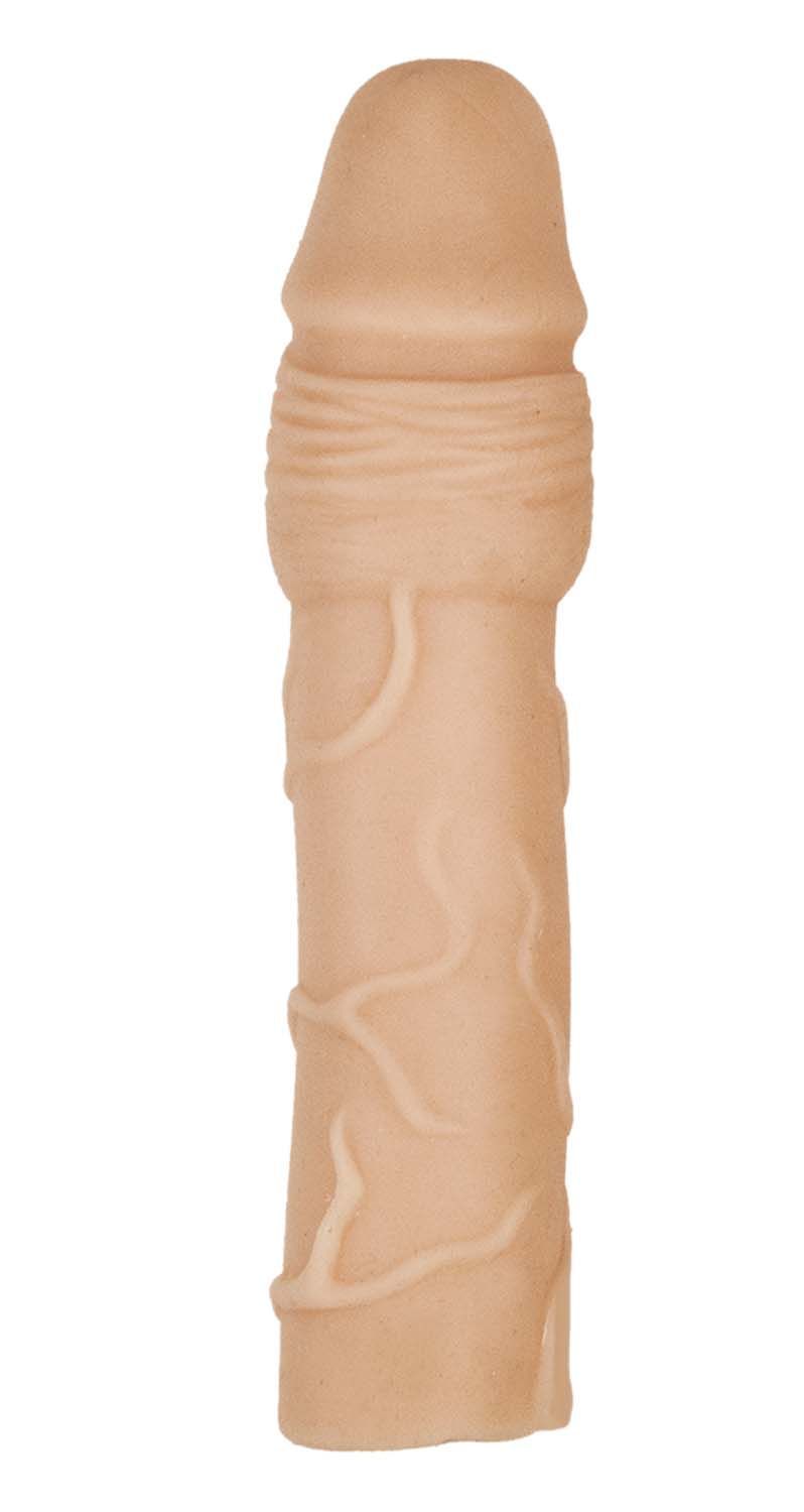 NATURAL REALSKIN PENIS XTENDER -WHITE - #2854-1