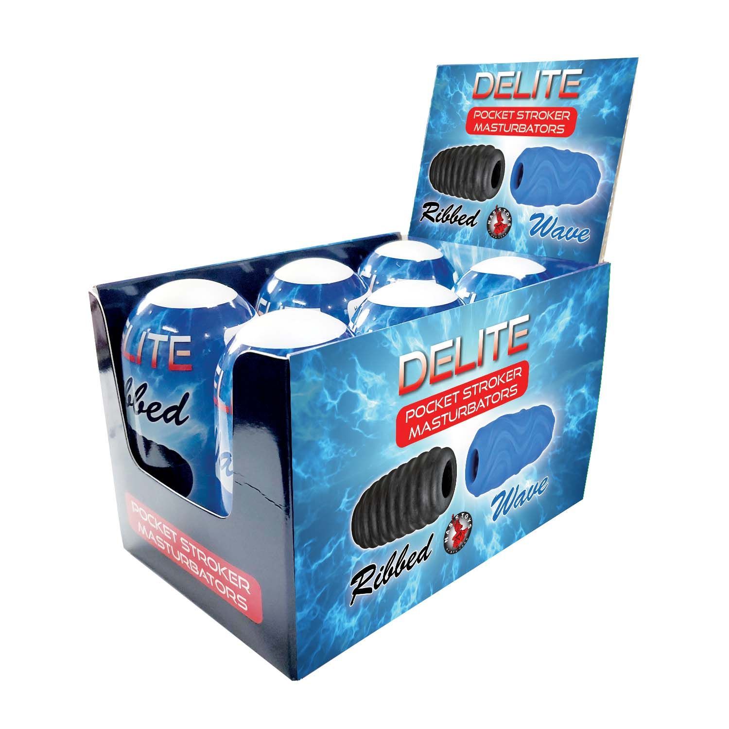 DEELITE POCKET STROKER MASTURBATORS DISPLAY (6 IN A DISPLAY) - #3260