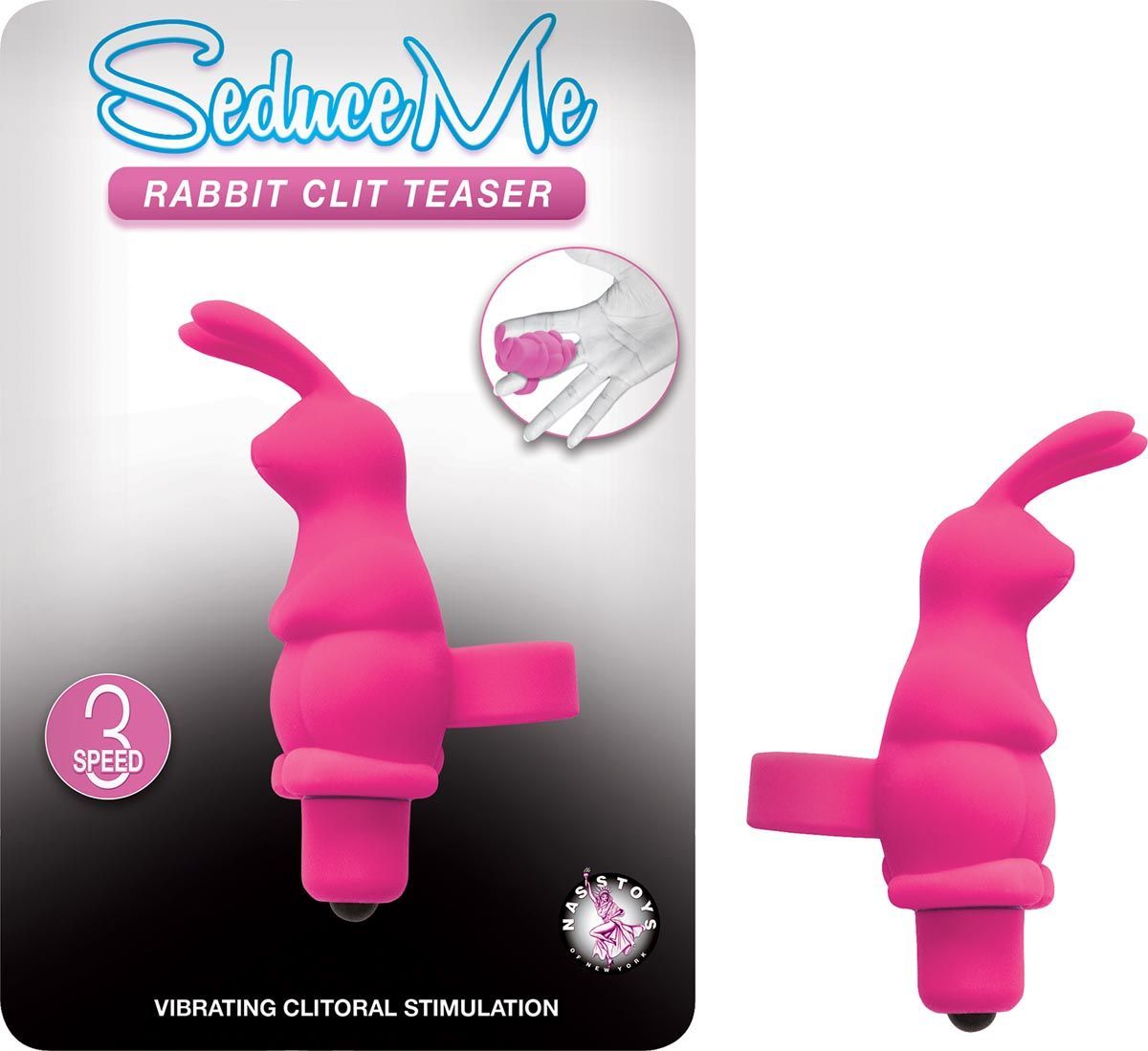 SEDUCE ME RABBIT CLIT TEASER-PINK - #2738-1