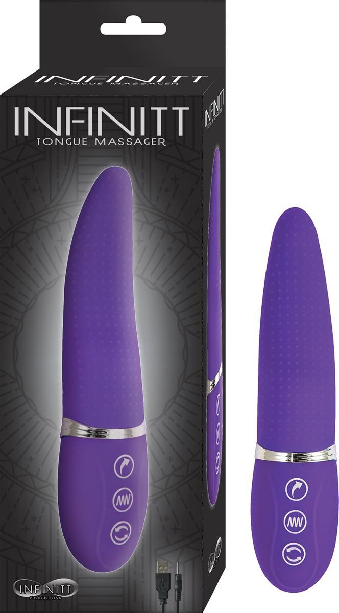 INFINITT TONGUE MASSAGER-PURPLE - #2823-2