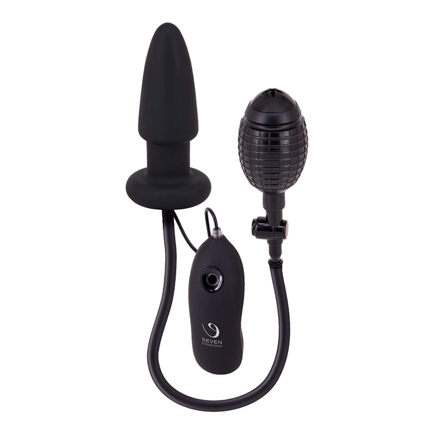 FANNY HILL&#39;S SILICONE BUTT PLUG-BLACK - #2965