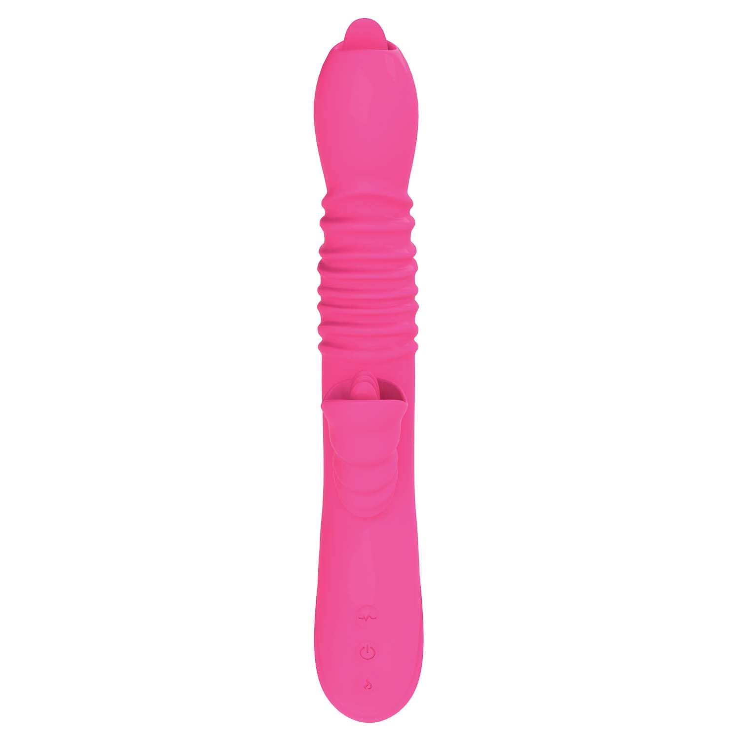 PASSION DUAL MASSAGER HEAT UP-PINK - #3111