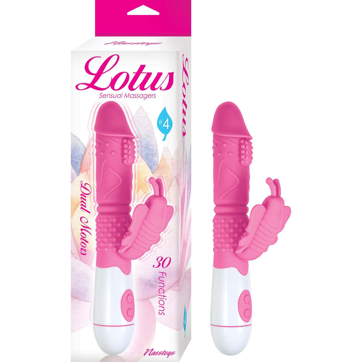 LOTUS SENSUAL MASSAGERS #4-PINK - #3017-1