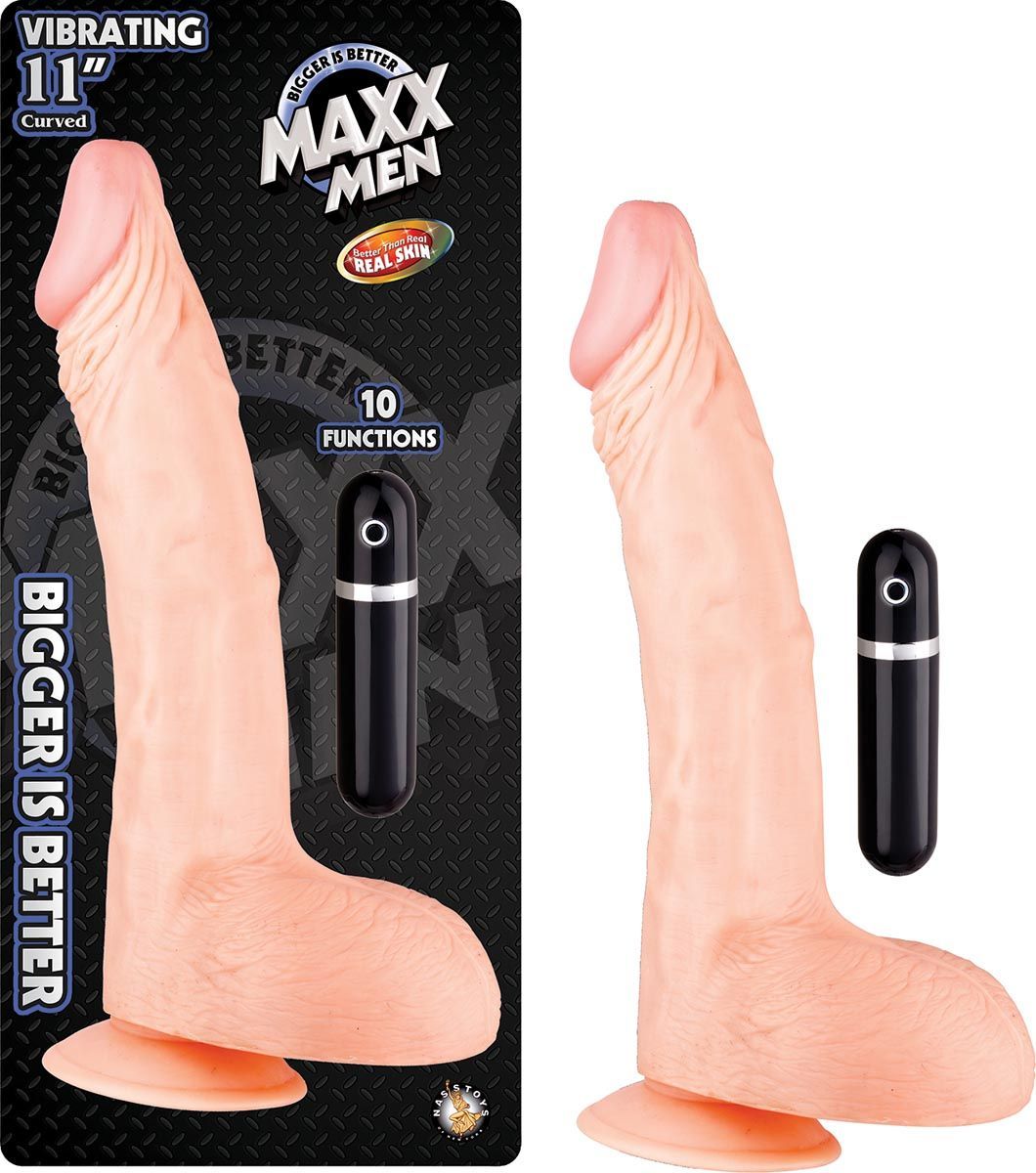 MAXX MEN VIBRATING 11&quot; CURVED - WHITE - #2610