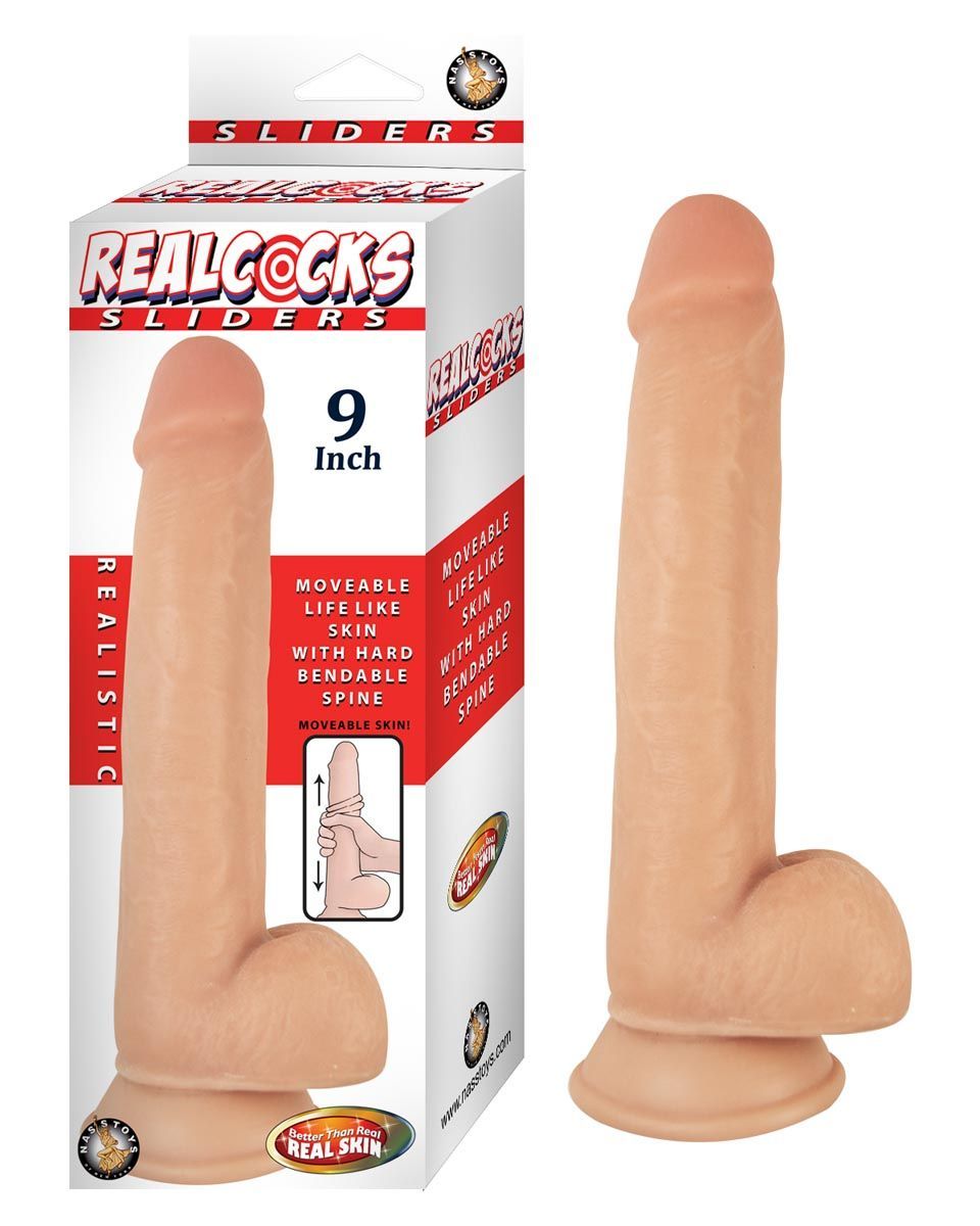 REALCOCKS SLIDERS 9&quot;-WHITE - #2879