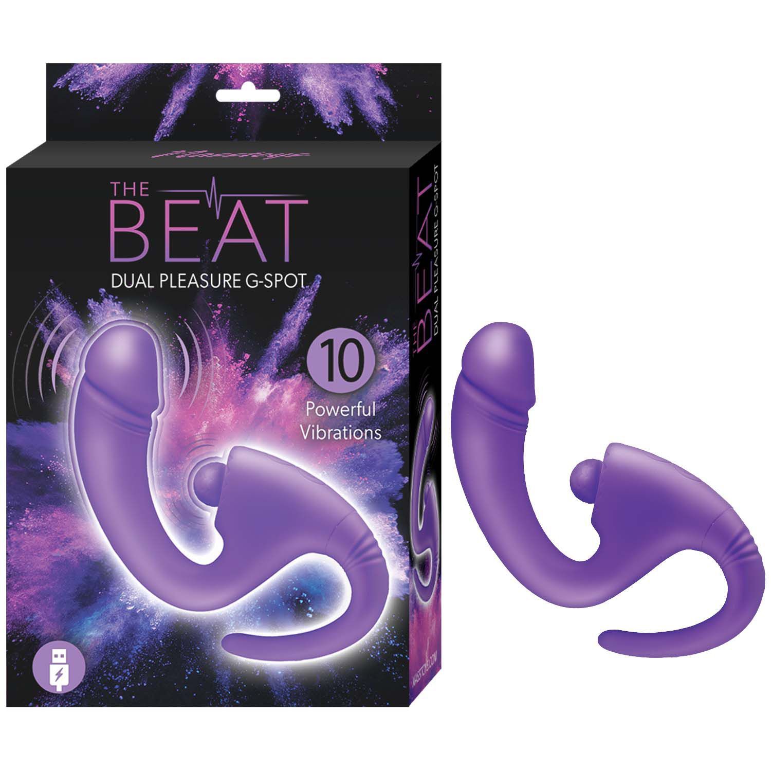 THE BEAT DUAL PLEASURE G-SPOT-PURPLE - #3237-2