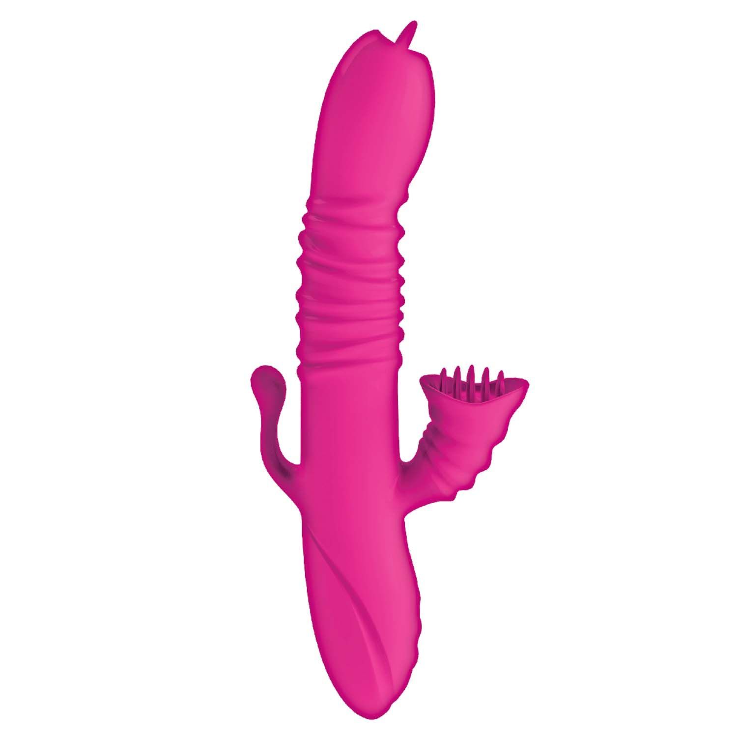 PASSION DUAL MASSAGER HEAT UP-PINK - #3111