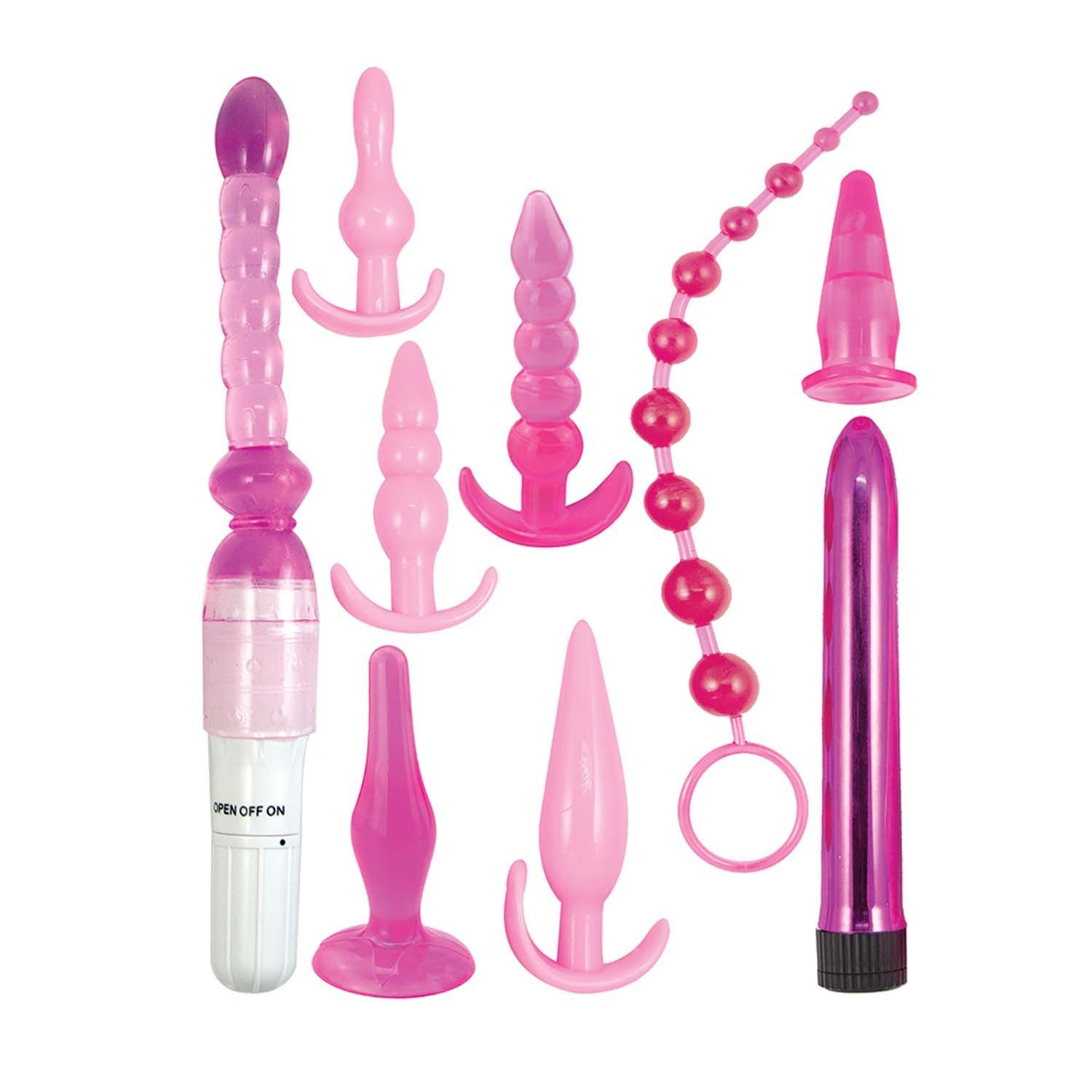 PINK ELITE COLLECTION SUPREME ANAL PLAY KIT-PINK - #3064