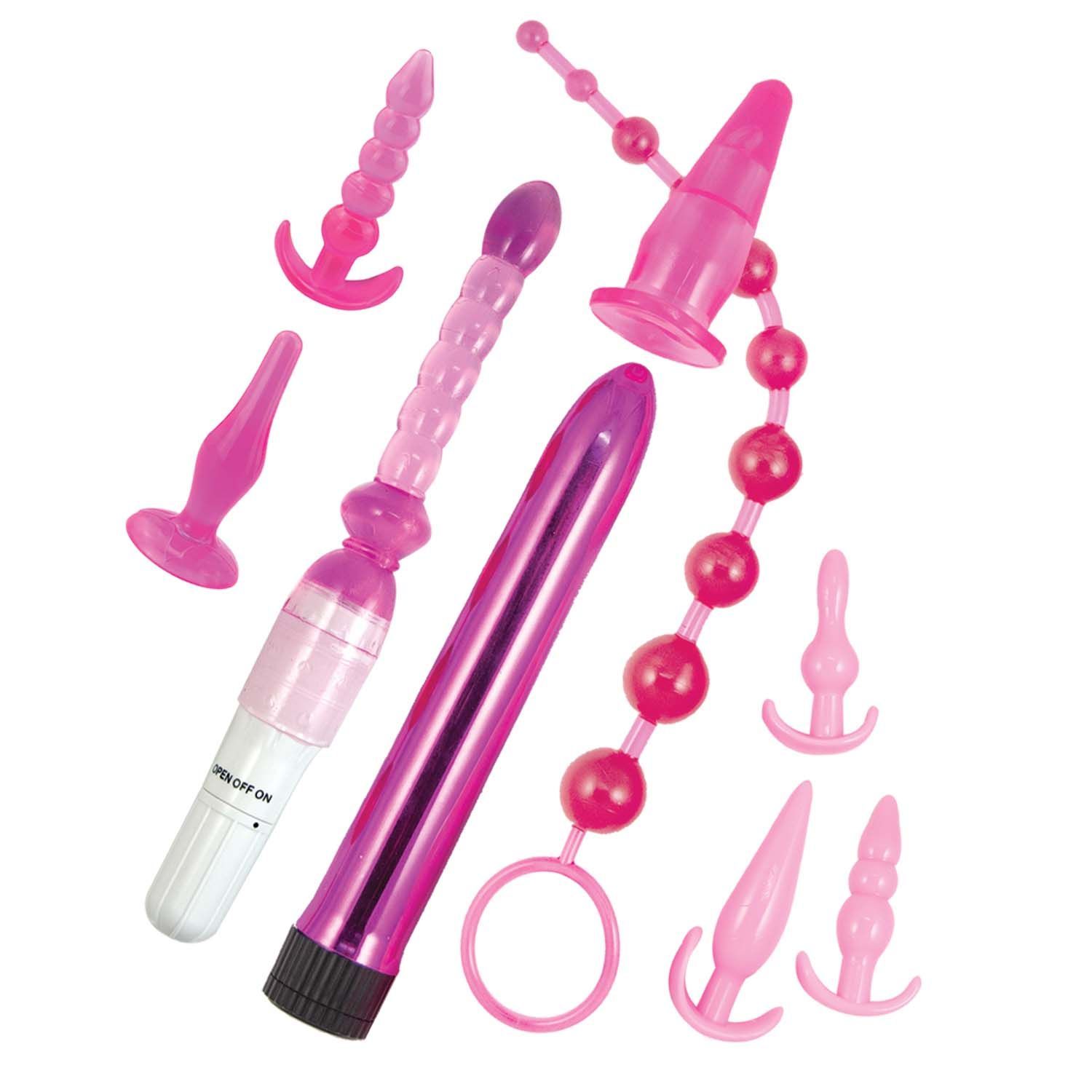 PINK ELITE COLLECTION SUPREME ANAL PLAY KIT-PINK - #3064
