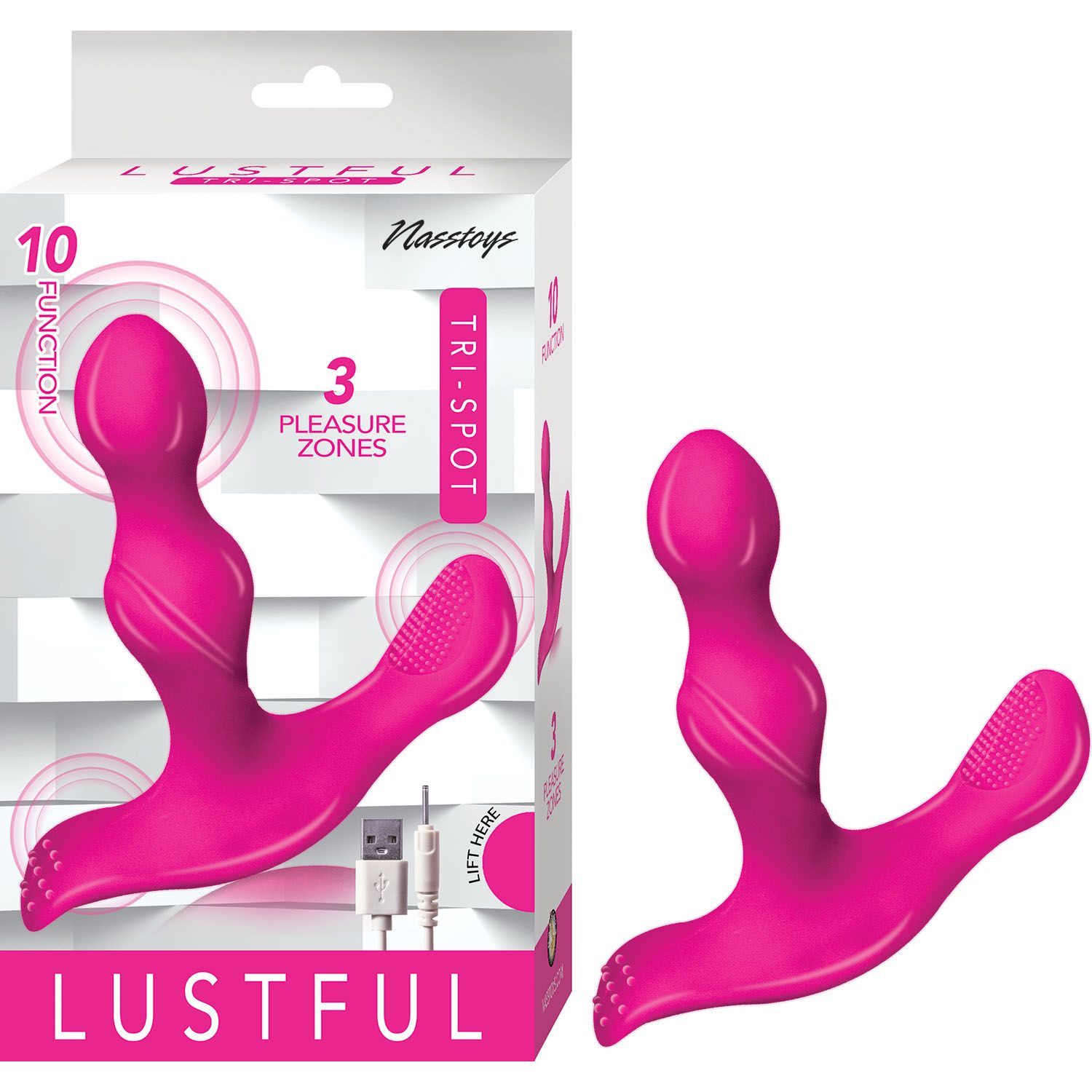 LUSTFUL TRI-SPOT-PINK - #2997-1