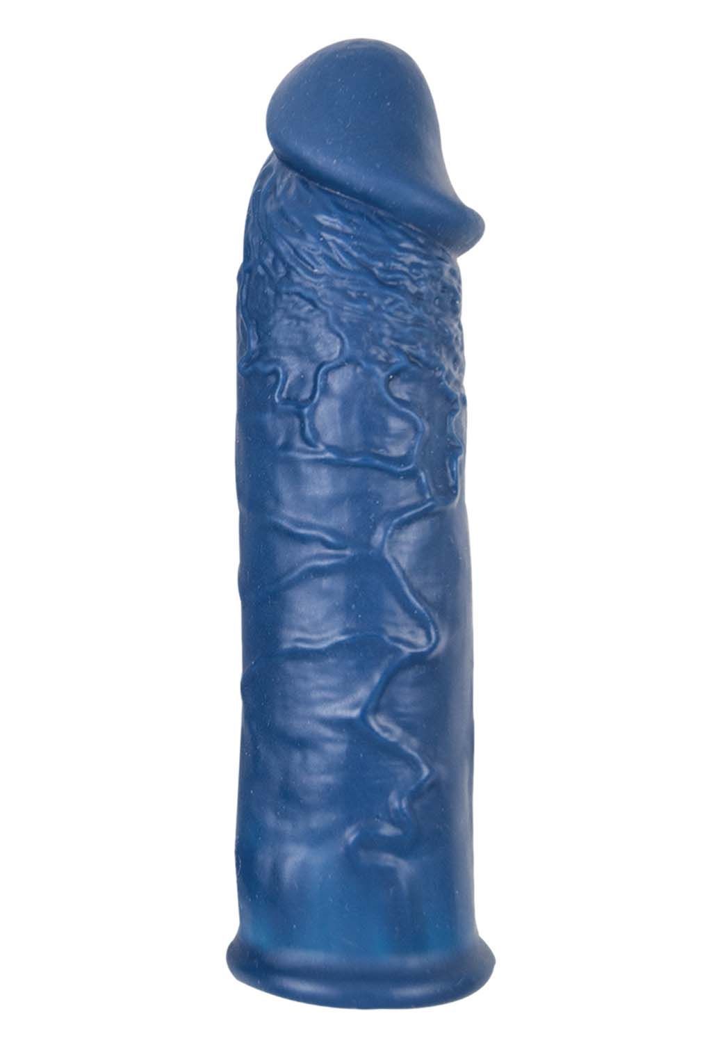 THE GREATEST EXTENDER 6&quot; PENIS SLEEVE-BLUE - #2885-1