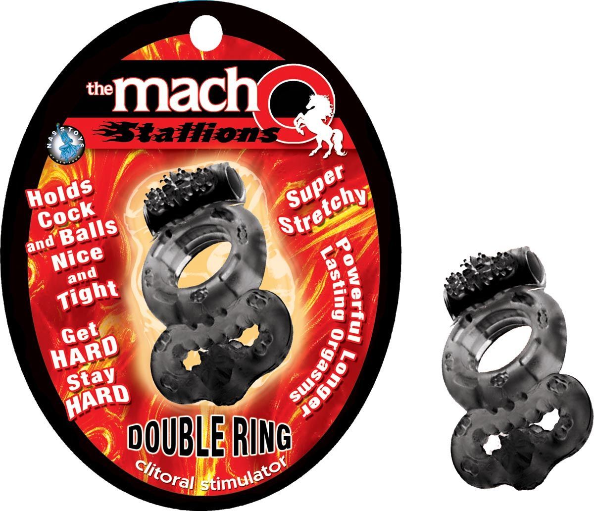 THE MACHO STALLIONS - DOUBLE RING CLITORAL STIMULATOR - #2189