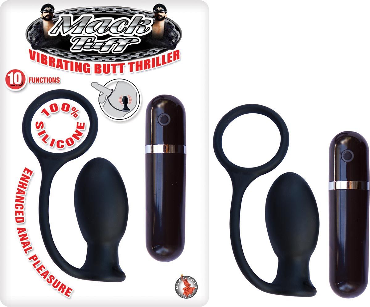 MACK TUFF VIBRATING BUTT THRILLER  – BLACK - #2593