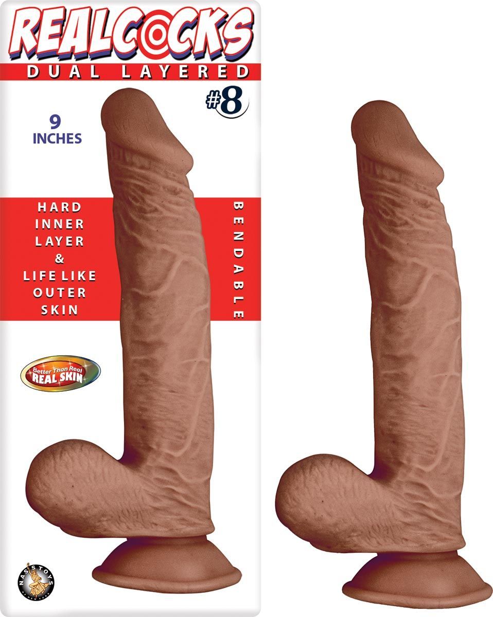 REALCOCKS DUAL LAYERED #8-BROWN - #2787-2