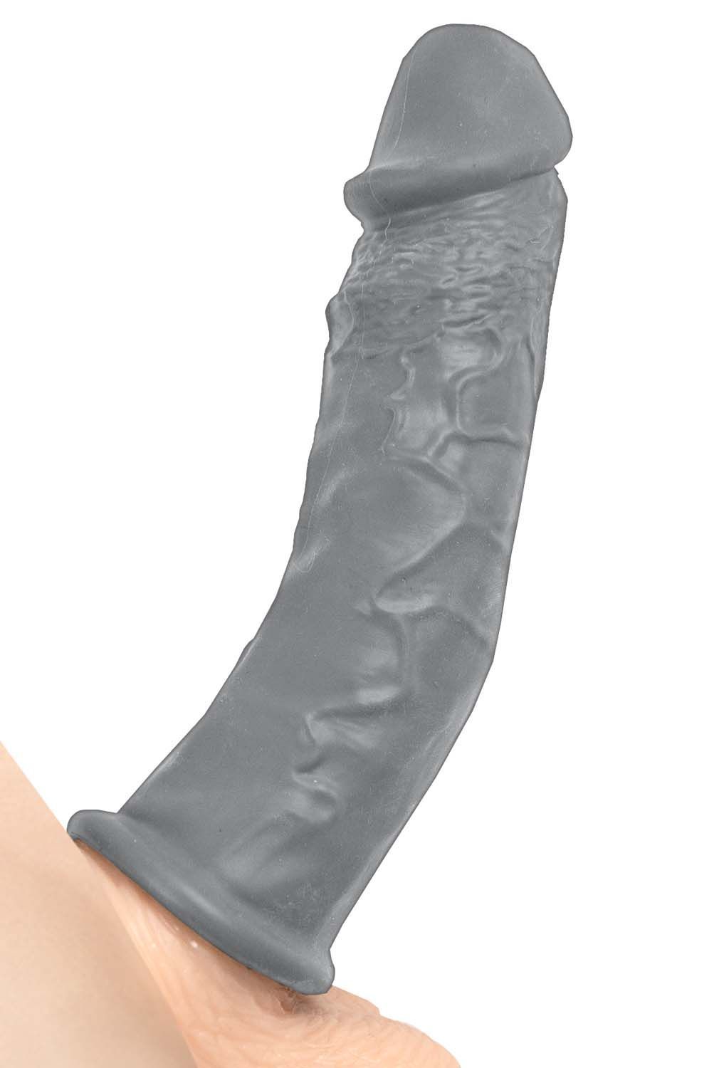 THE GREATEST EXTENDER 6&quot; PENIS SLEEVE-GREY - #2885-2