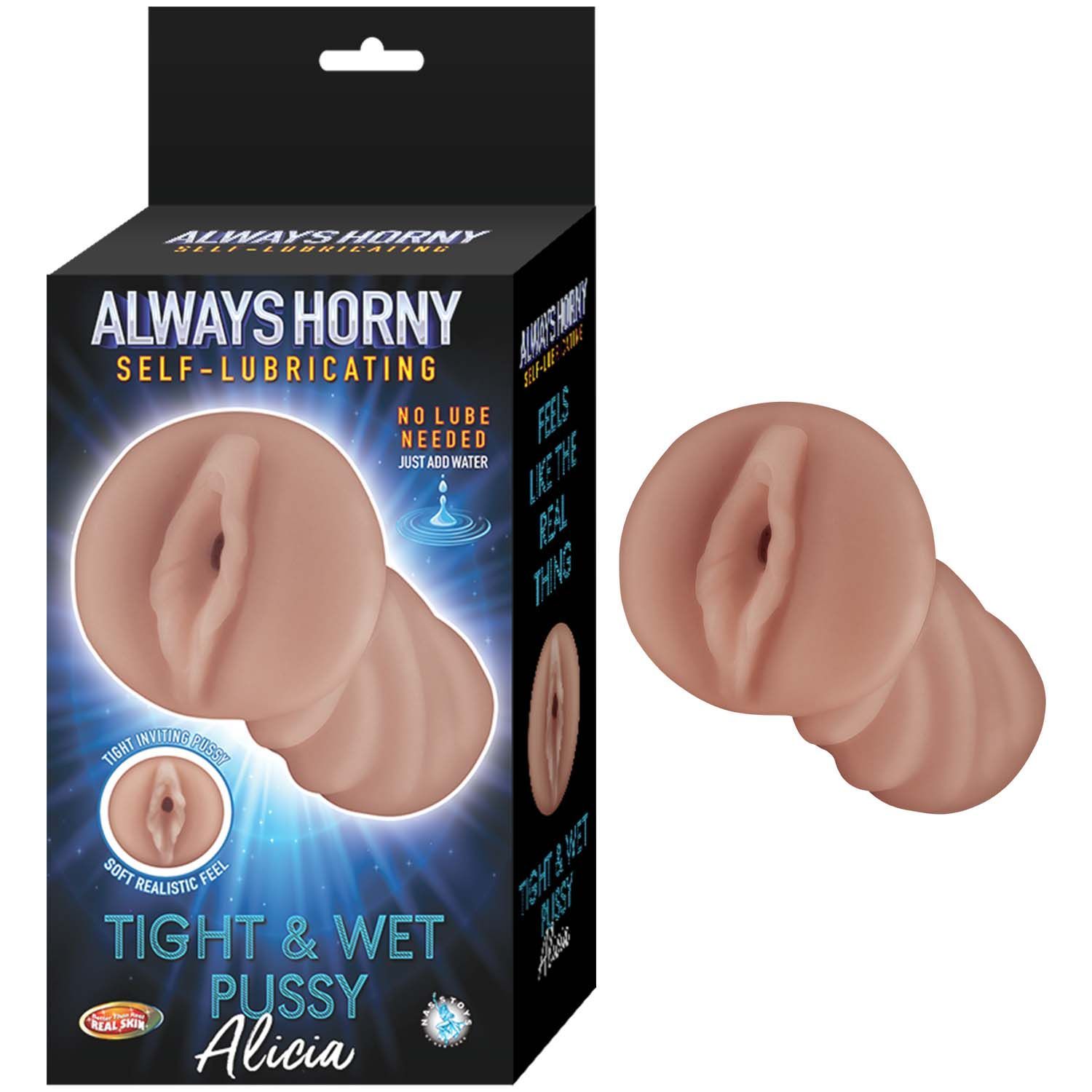 ALWAYS HORNY SELF-LUBRICATING MASTURBATOR ALICIA-BROWN - #3251-2
