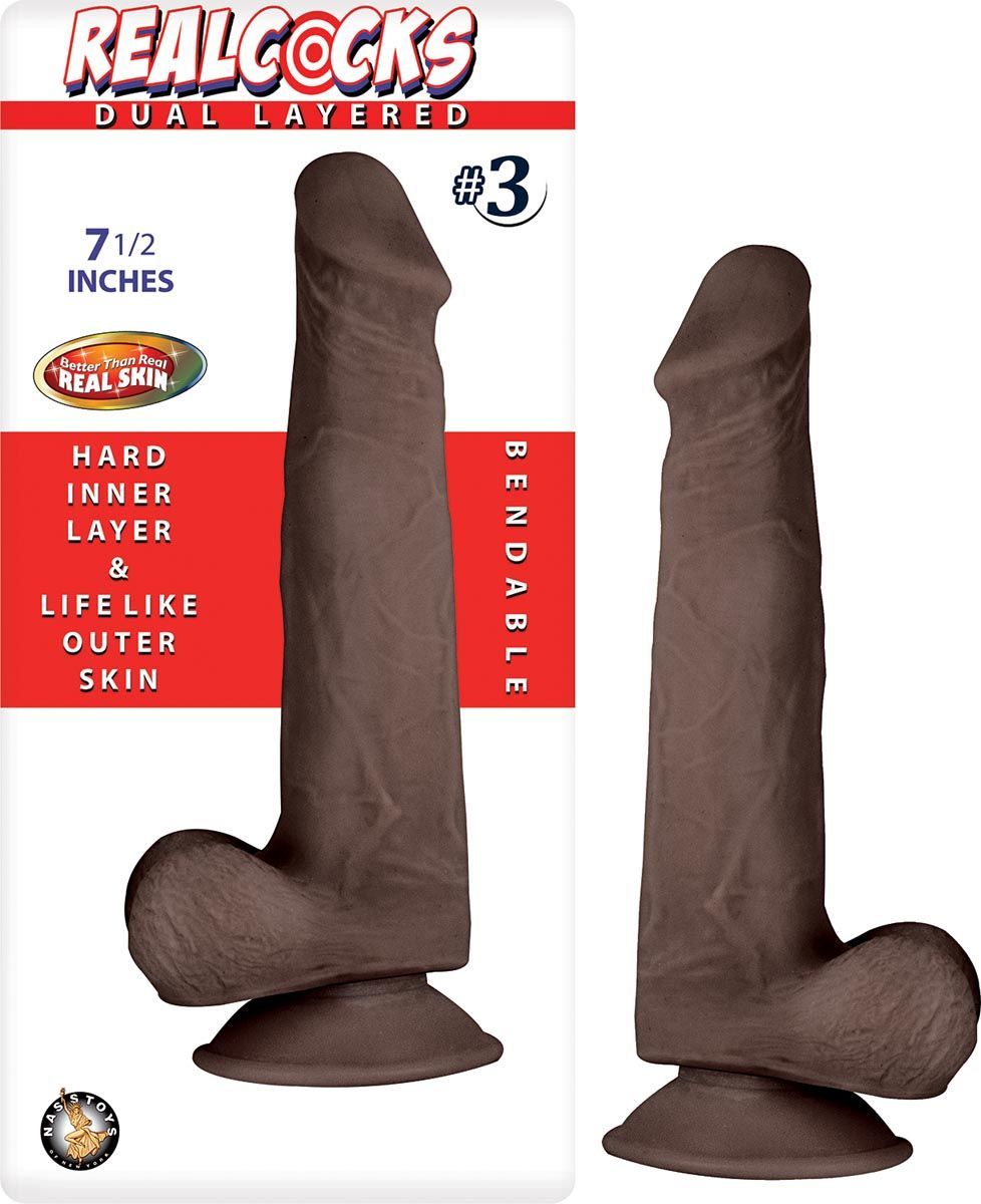 REALCOCKS DUAL LAYERED #3-DARK BROWN - #2782-3