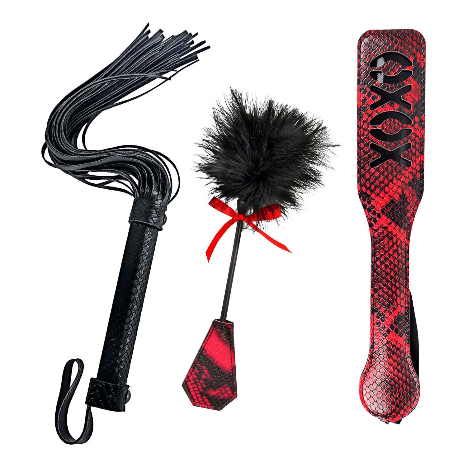LOVERS KITS WHIP, TICKLE &amp; PADDLE - #3096