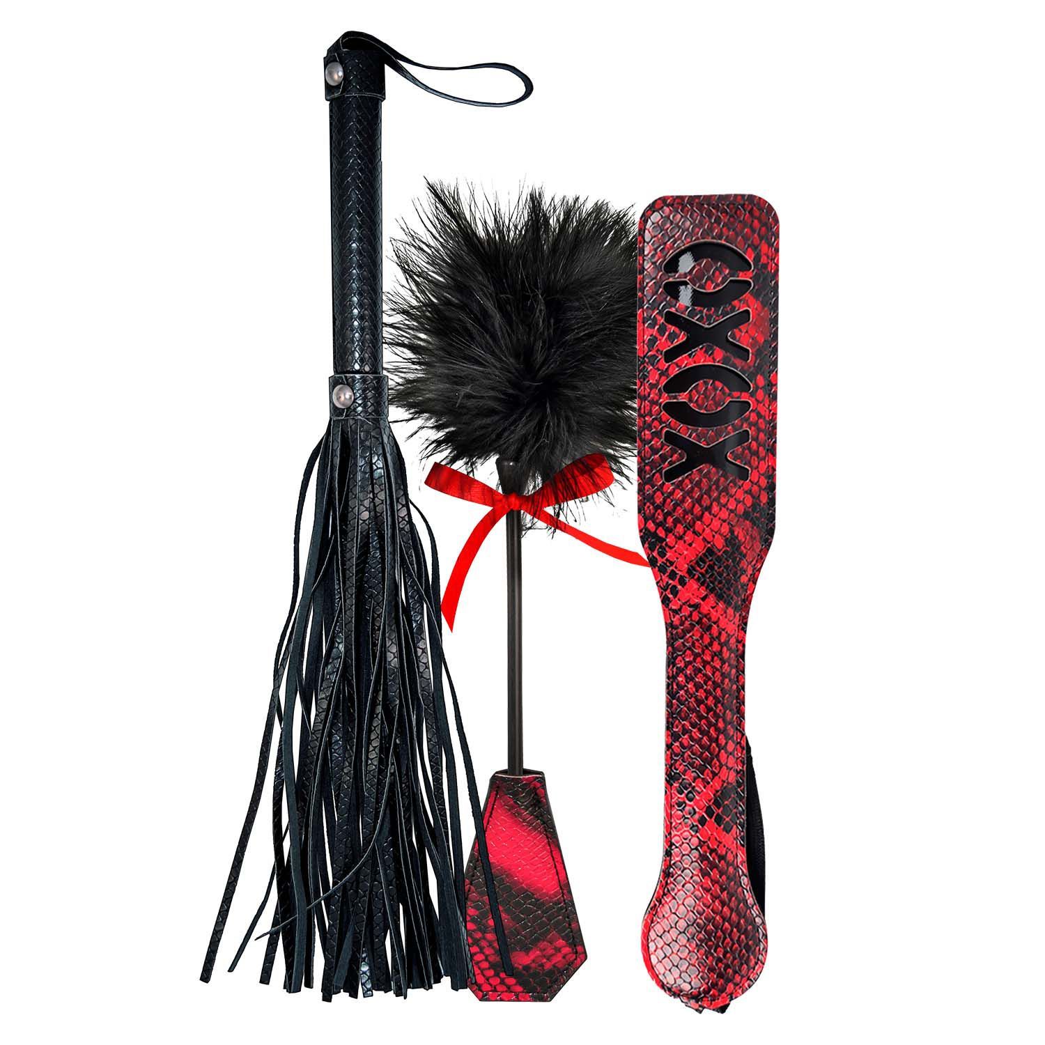 LOVERS KITS WHIP, TICKLE &amp; PADDLE - #3096