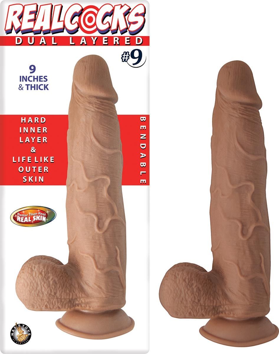 REALCOCKS DUAL LAYERED #9-BROWN - #2788-2