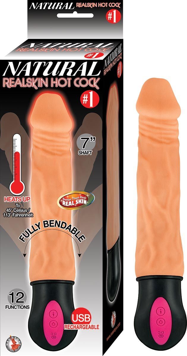 NATURAL REALSKIN HOT COCK #1WHITE - #2720