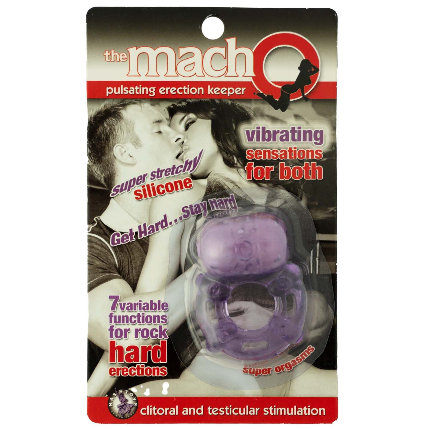 THE MACHO PULSATING ERECTION KEEPER-PURPLE - #2128-1